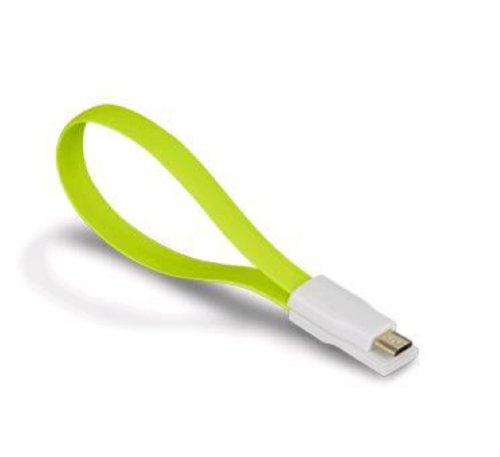 ATLANTIS LAND SMARTIX CAVO MAGNETICO USB 2.0 A/MICRO B 0.2 MT VERDE